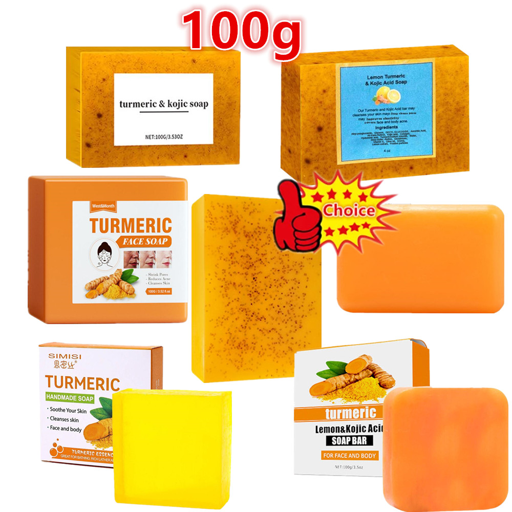 Kojic Acid Soap - Jabón hecho a mano de cúrcuma