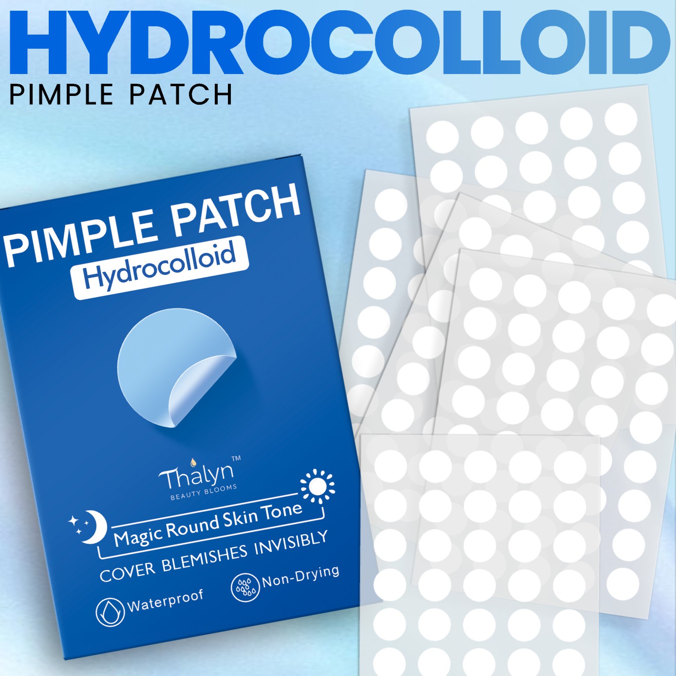 Skincare Acne - Parches Transparentes para Imperfecciones, 360 Unidades,