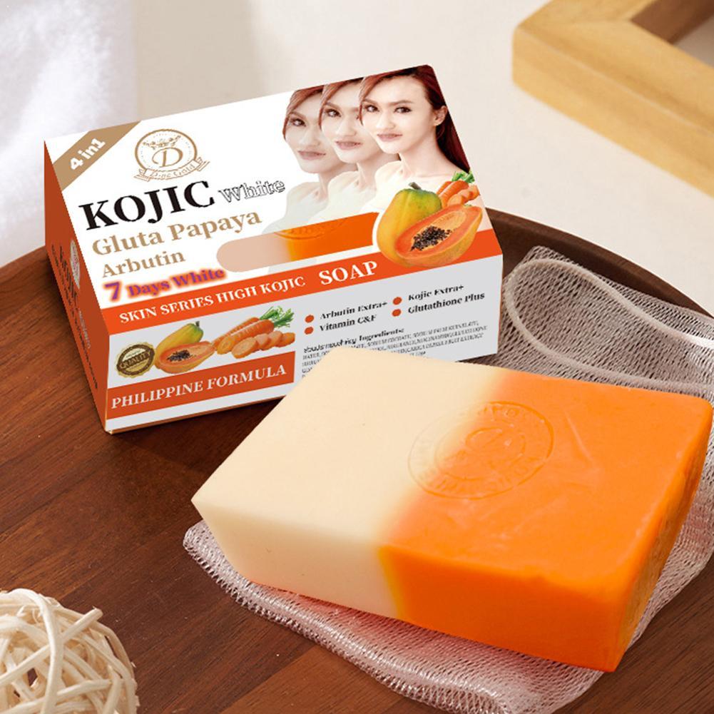 Kojic Acid Soap - Jabón hecho a mano de papaya