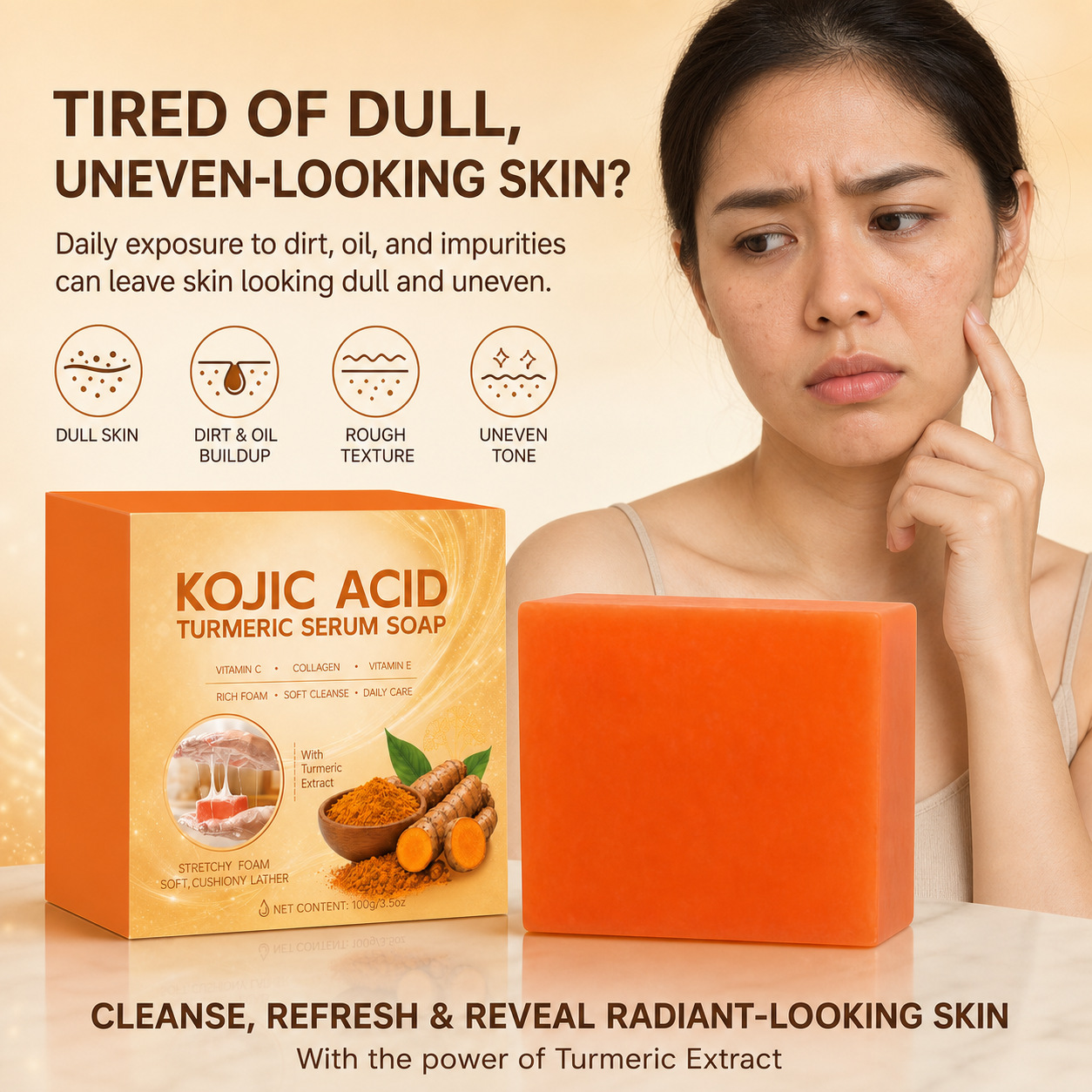 Jabón de Ácido Kójico con Prot - Kojic Acid Soap reseña y precio