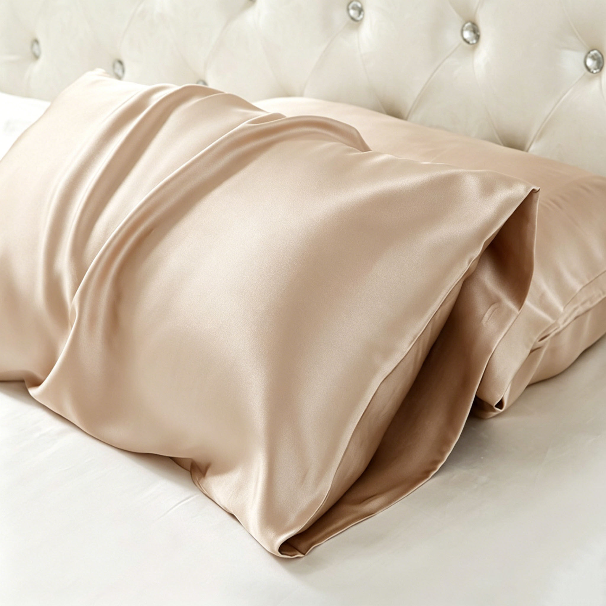 Funda de almohada de seda 19 m - Skincare Queen reseña y precio