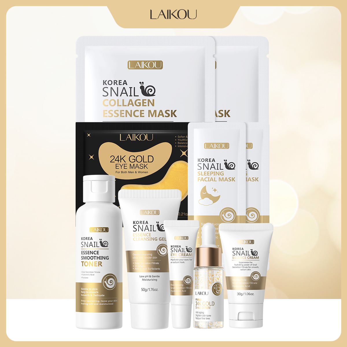 Kit de Cuidado Facial LAIKOU S - Skincare Garnier reseña y precio