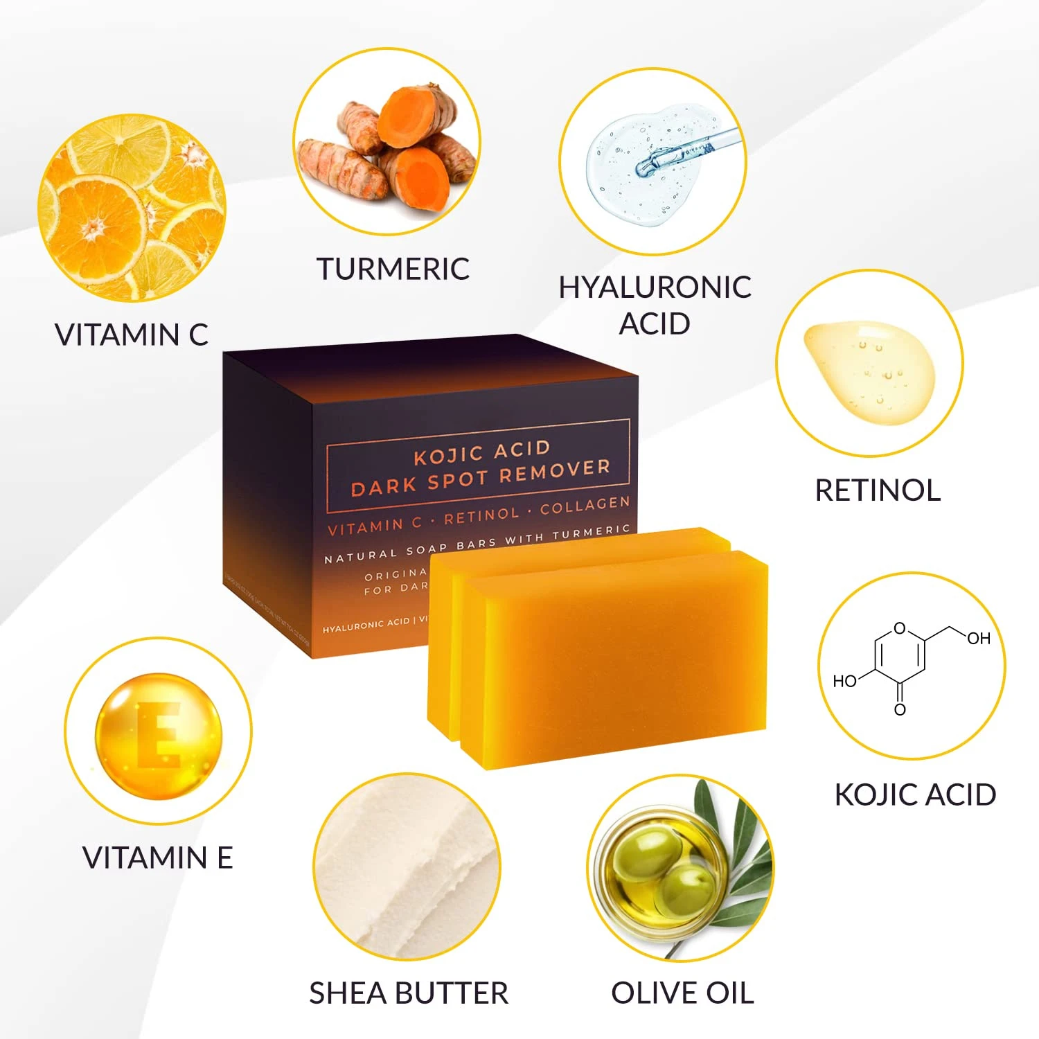 Removedor de manchas oscuras d - Kojic Acid Soap reseña y precio