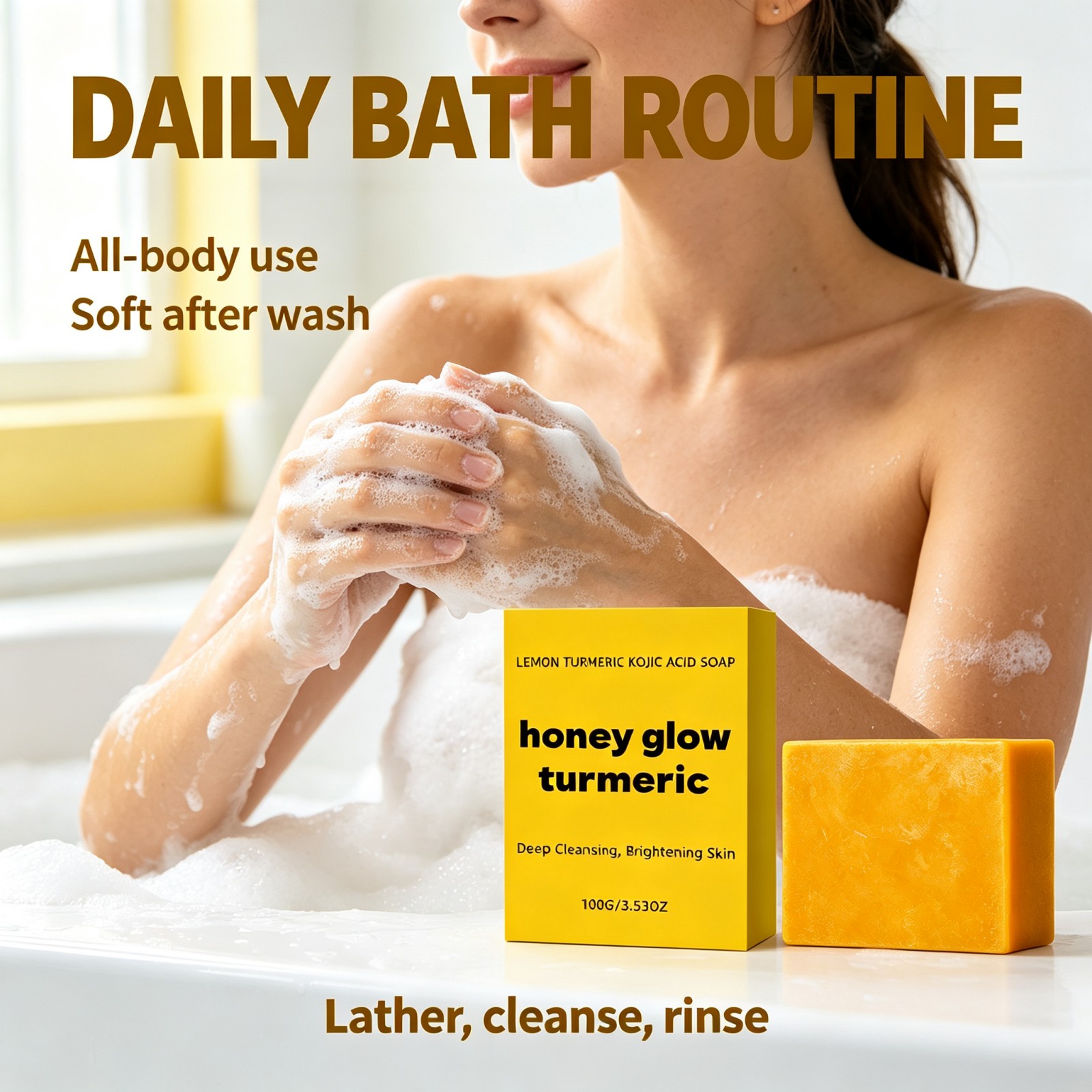 Jabón de cúrcuma y ácido kójic - Kojic Acid Soap reseña y precio