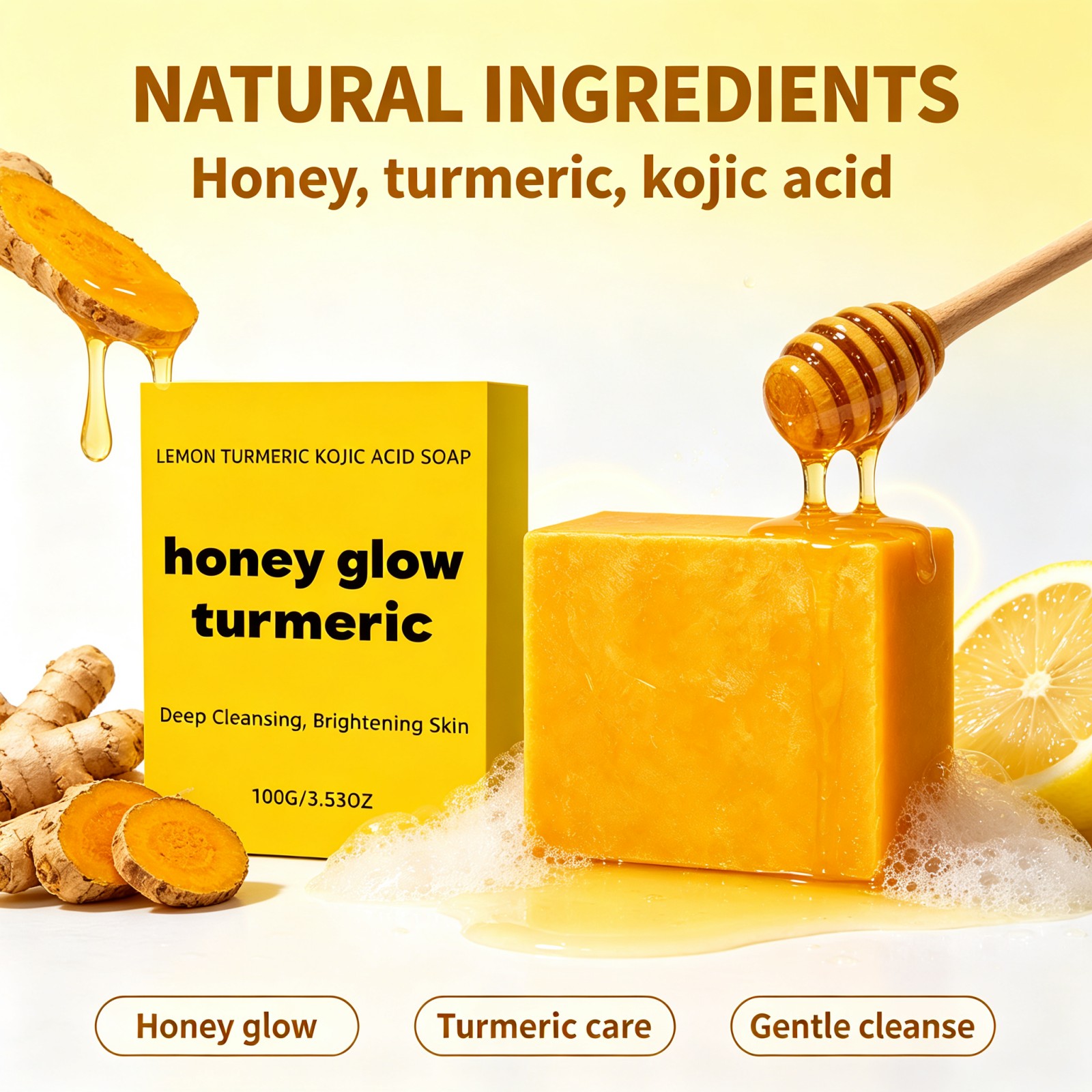 Jabón de cúrcuma y ácido kójic - Kojic Acid Soap reseña y precio