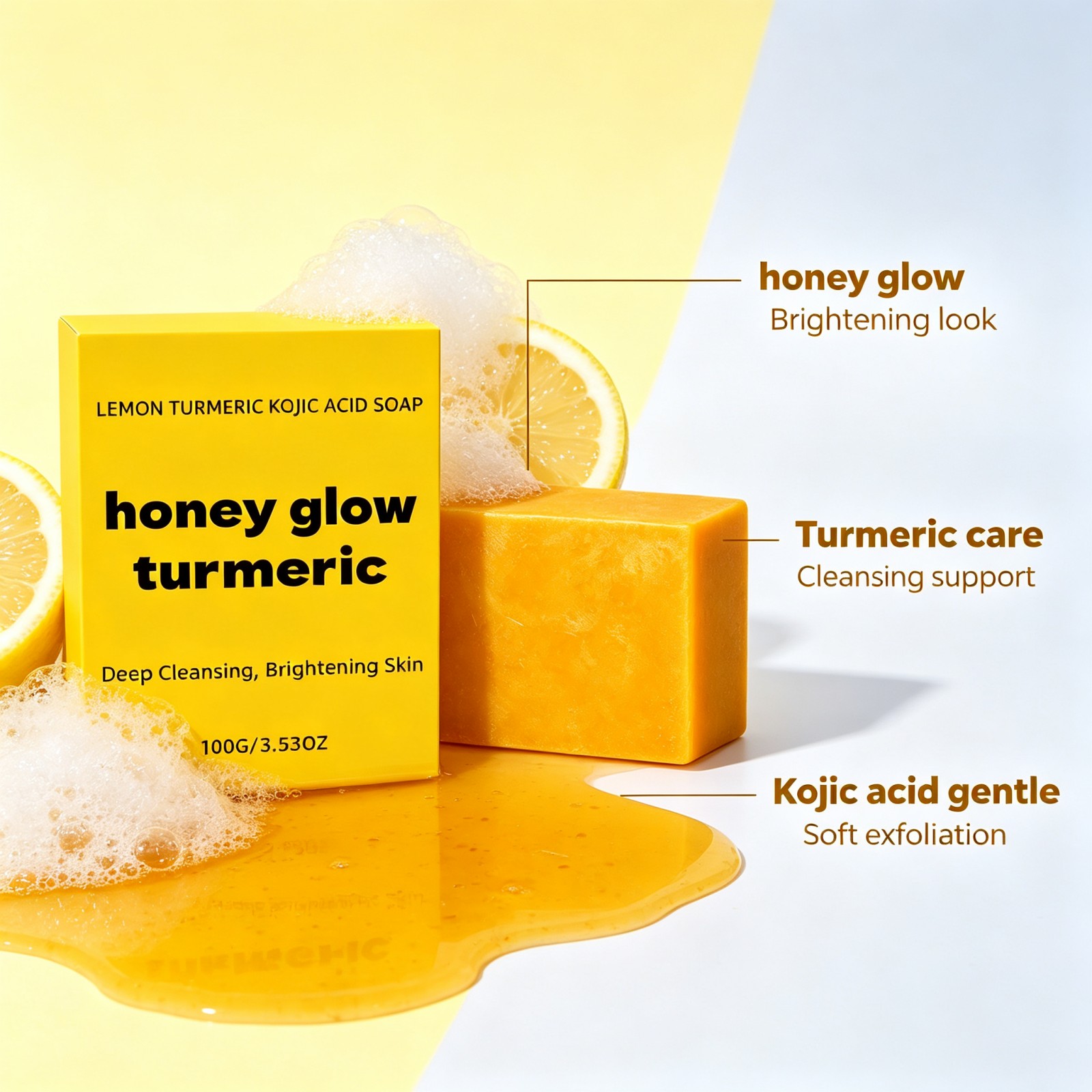 Jabón de cúrcuma y ácido kójic - Kojic Acid Soap reseña y precio