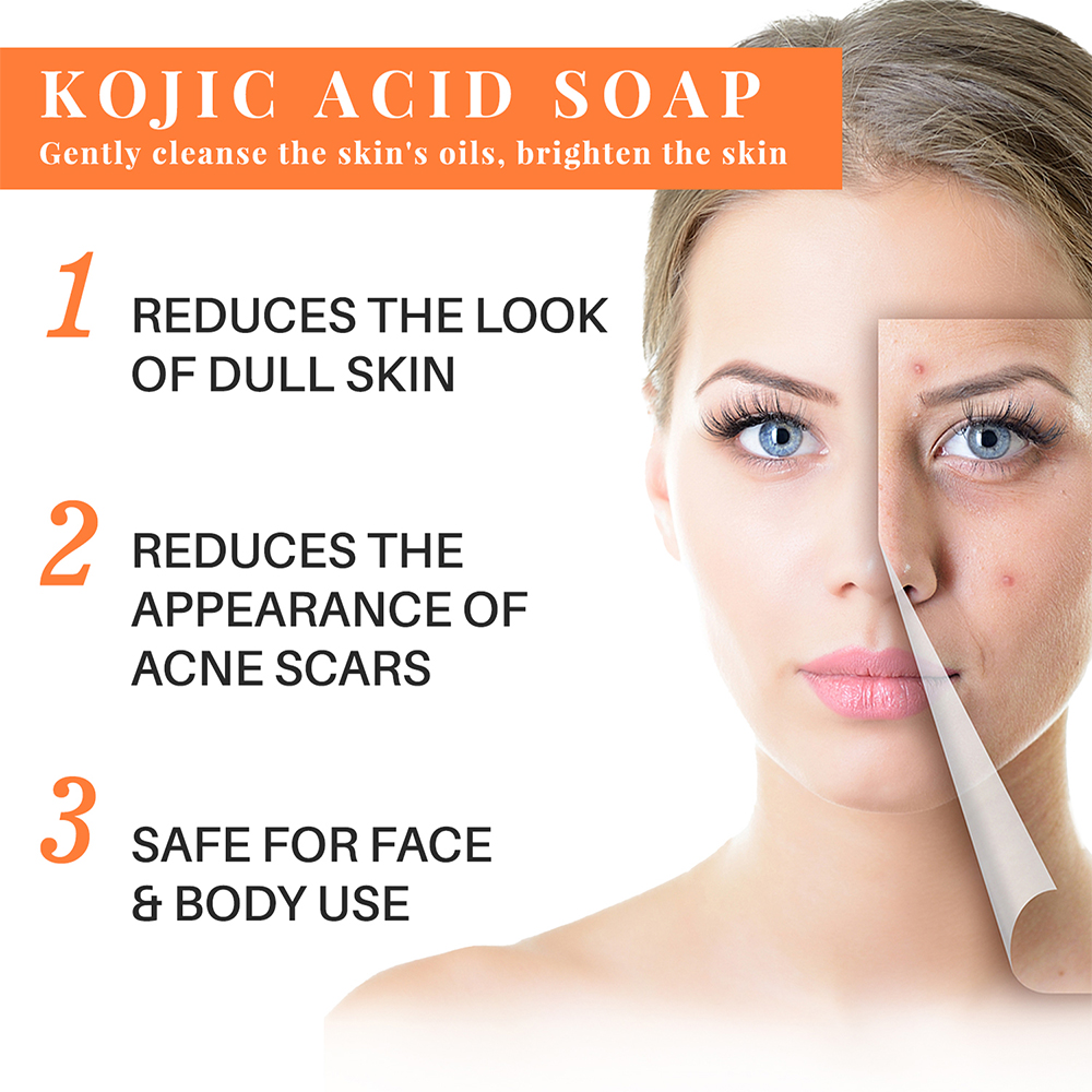 Jabón de Ácido Kójico hecho a  - Kojic Acid Soap reseña y precio